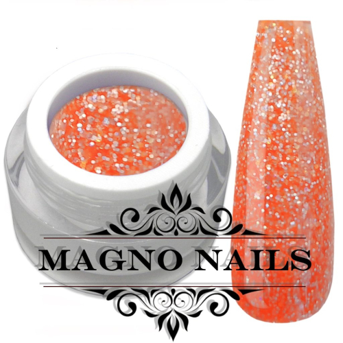 Preview: UV Gel - 1392 - Glitter Gel - Orange Juice